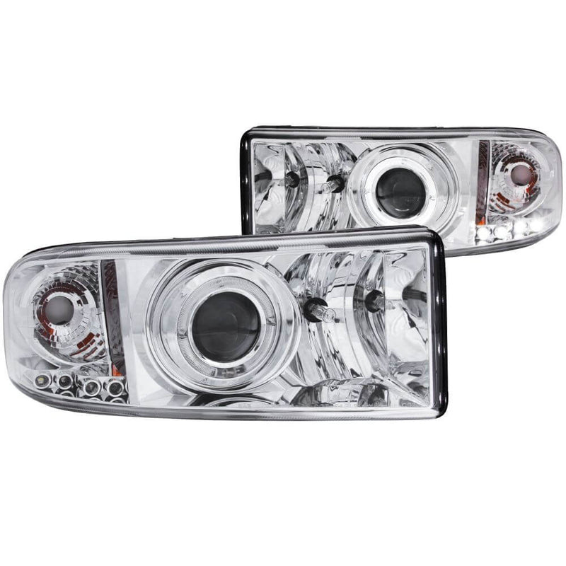 Anzo 111195 Headlights - Projector w/LED Halo - Chrome Clear