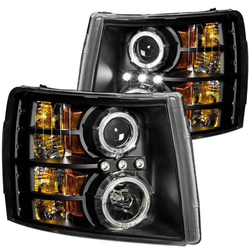 Anzo 111200 Headlights - Projector - Black Clear