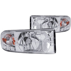 Anzo 111206 Headlights - Crystal Clear - Chrome w/LED Amber