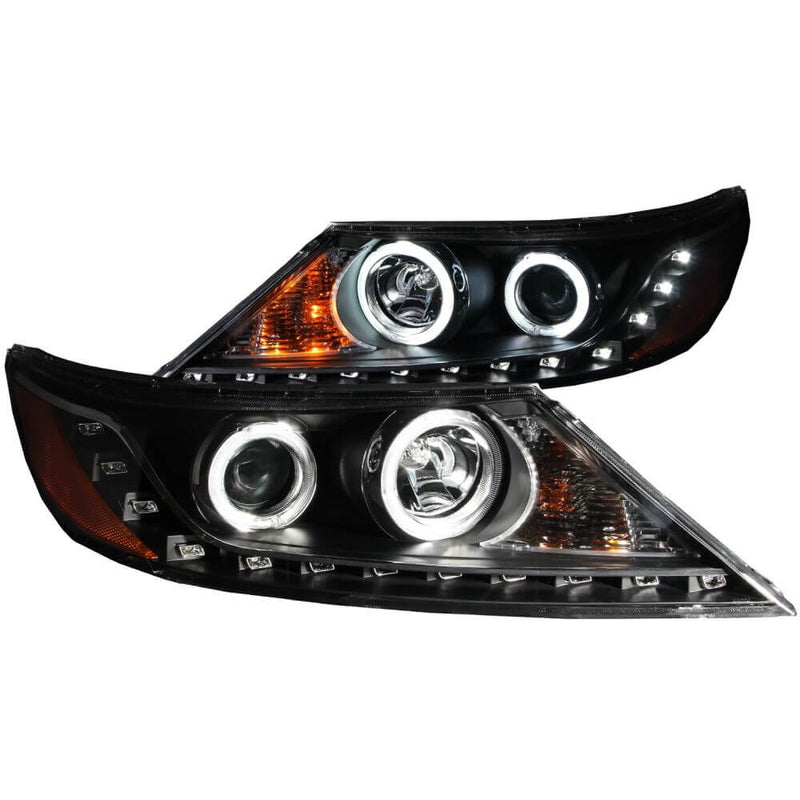 Anzo 111248 Headlights - Projector w/Halo (CCFL) - Black