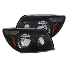 Anzo 111394 Black Crystal Headlight Set