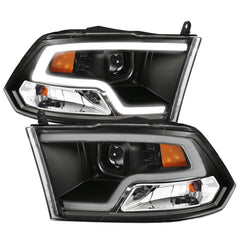 Anzo 111404 DRL Amber Projector Headlights With White Lens