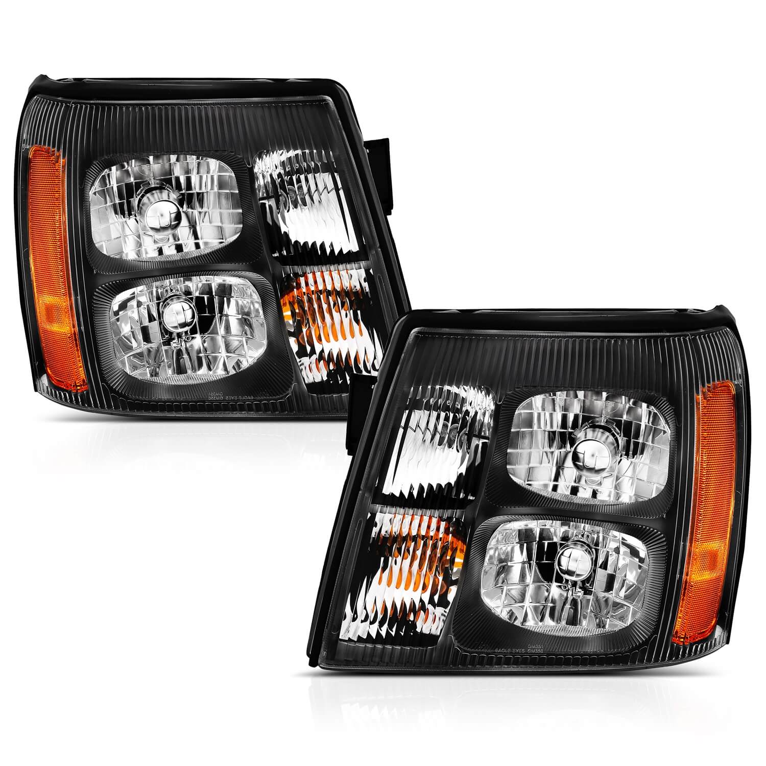 Anzo 111423 Crystal Headlights With Clear Lens