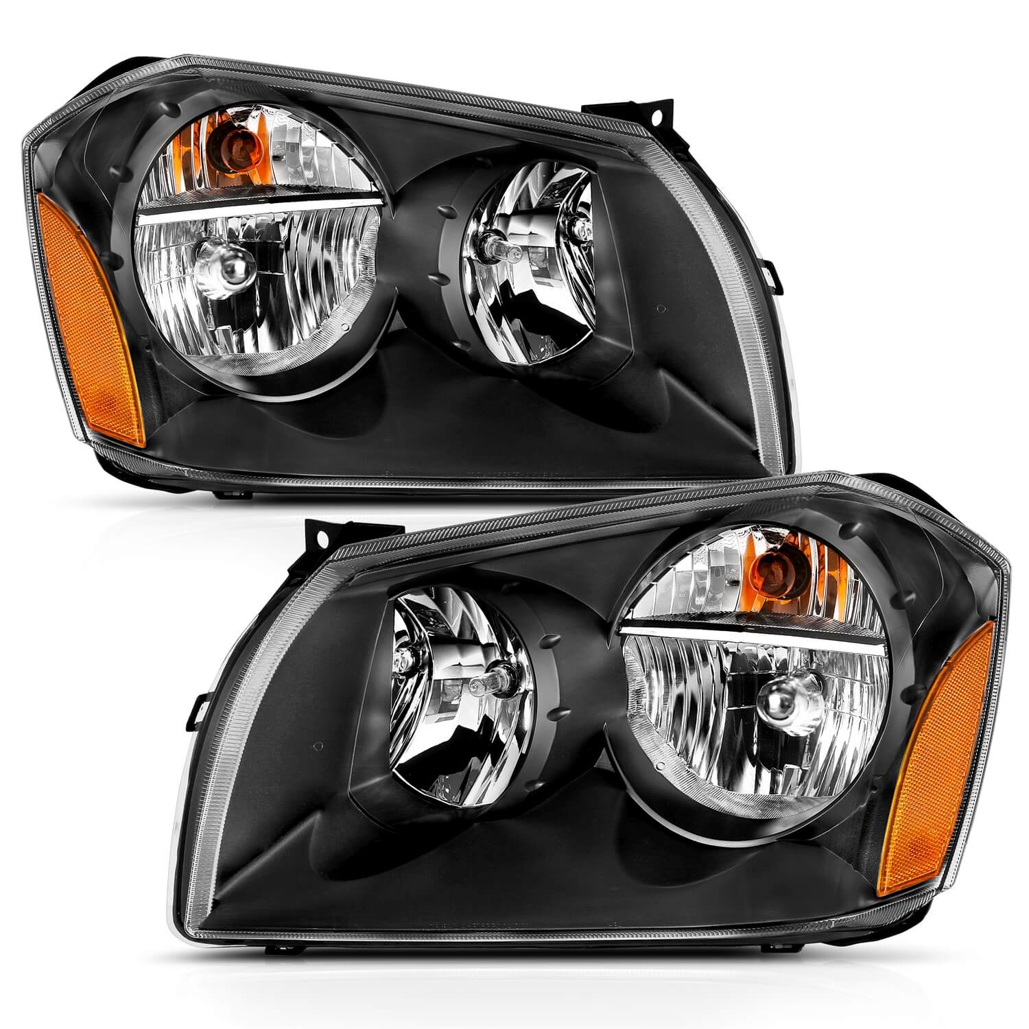 Anzo 111425 Crystal Headlights With Clear Lens
