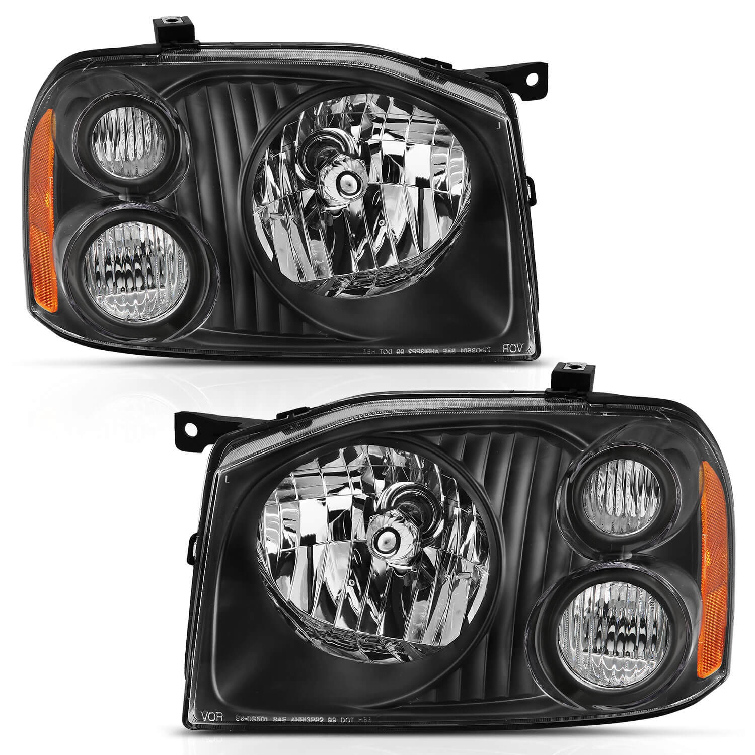 Anzo 111433 Crystal Headlights With Clear Lens