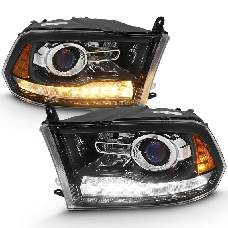 Anzo 111439 Projector Headlights With Amber Lens