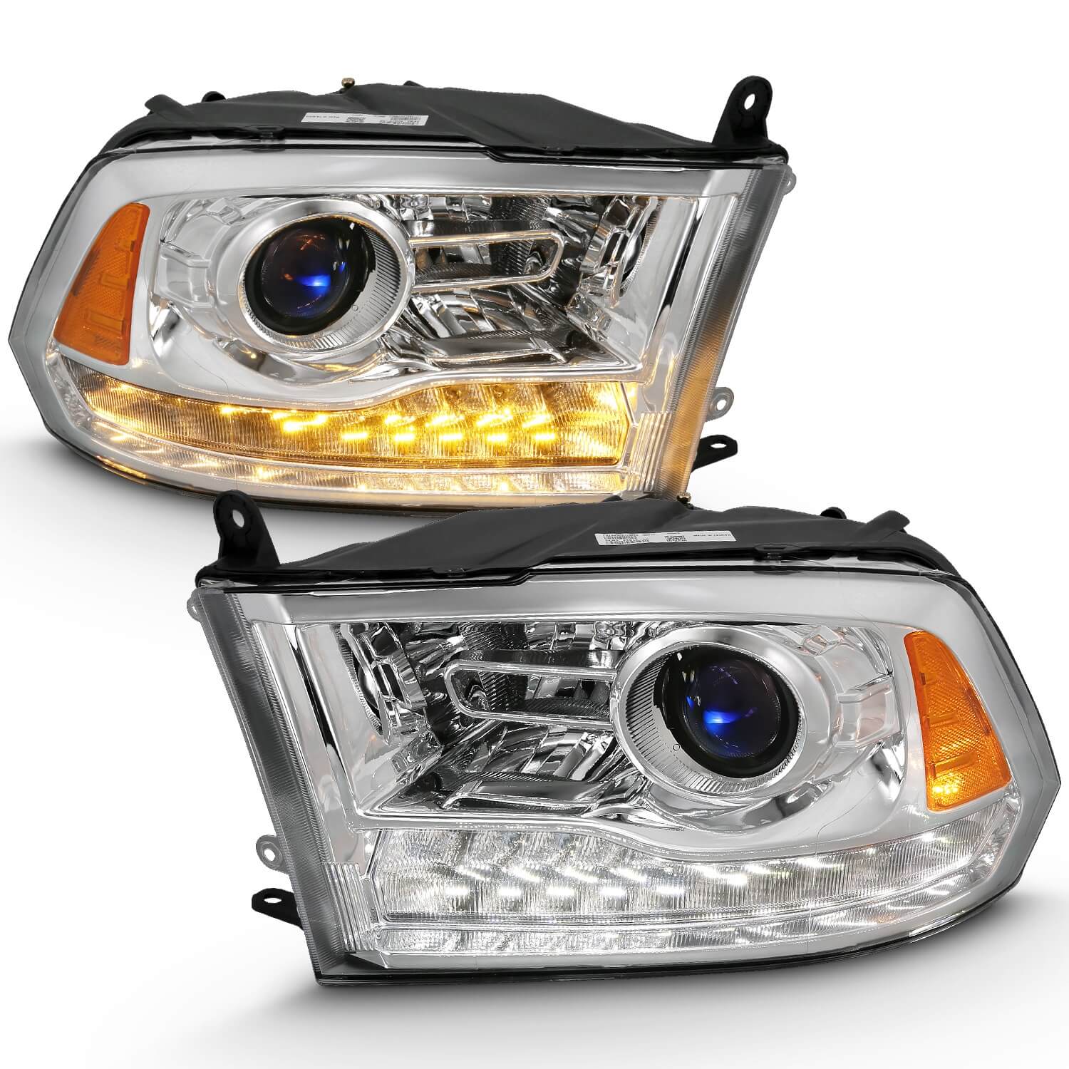 Anzo 111440 Projector Headlights With Amber Lens