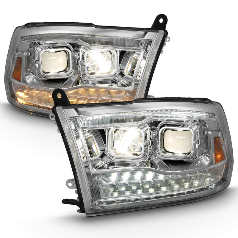 Anzo 111441 Projector Headlights With Amber Lens