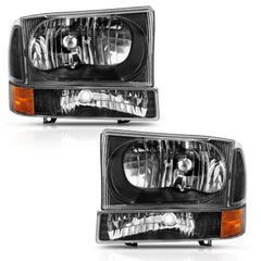 Anzo 111457 Crystal Headlights With Clear Lens