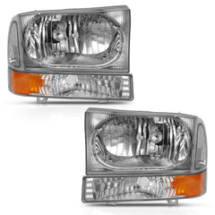 Anzo 111458 Crystal Headlights With Clear Lens