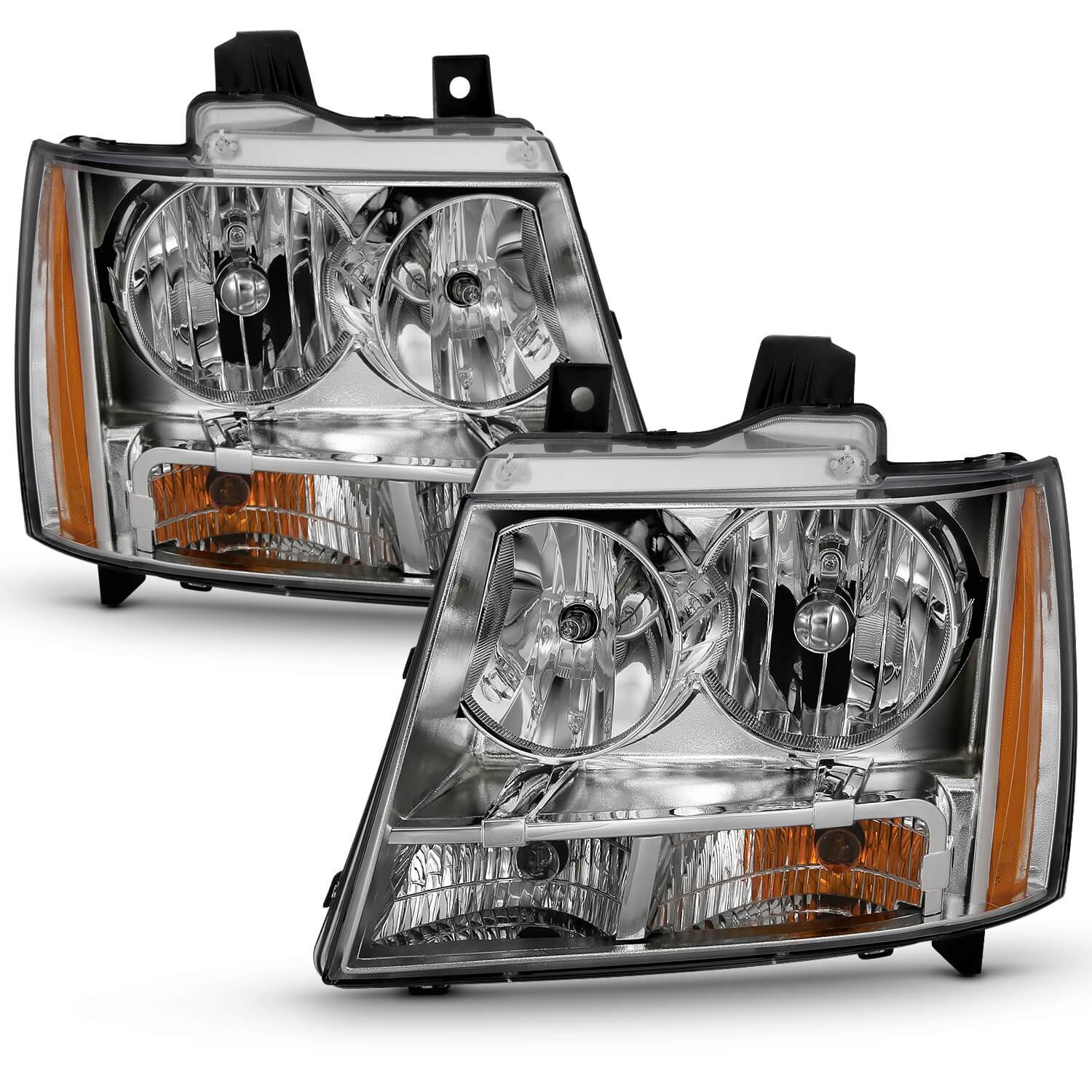 Anzo 111475 Crystal Headlights With Clear Lens