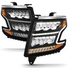 Anzo 111478 LED Crystal Headlights