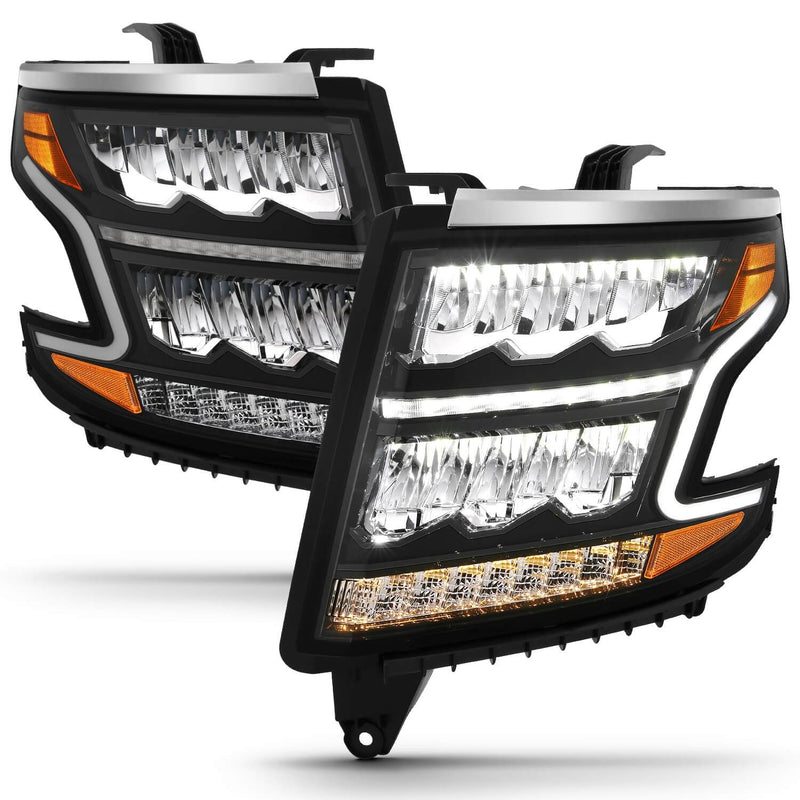Anzo 111478 LED Crystal Headlights