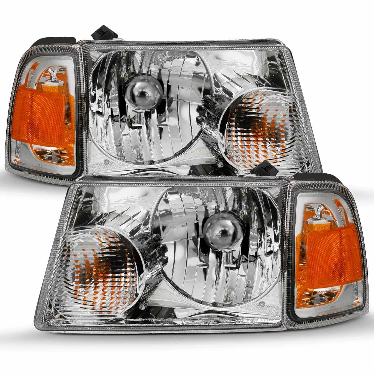 Anzo 111484 Crystal Headlights With Clear Lens