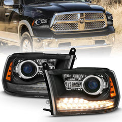 Anzo 111489 Projector Headlights Plank Style Switchback With Clear Lens