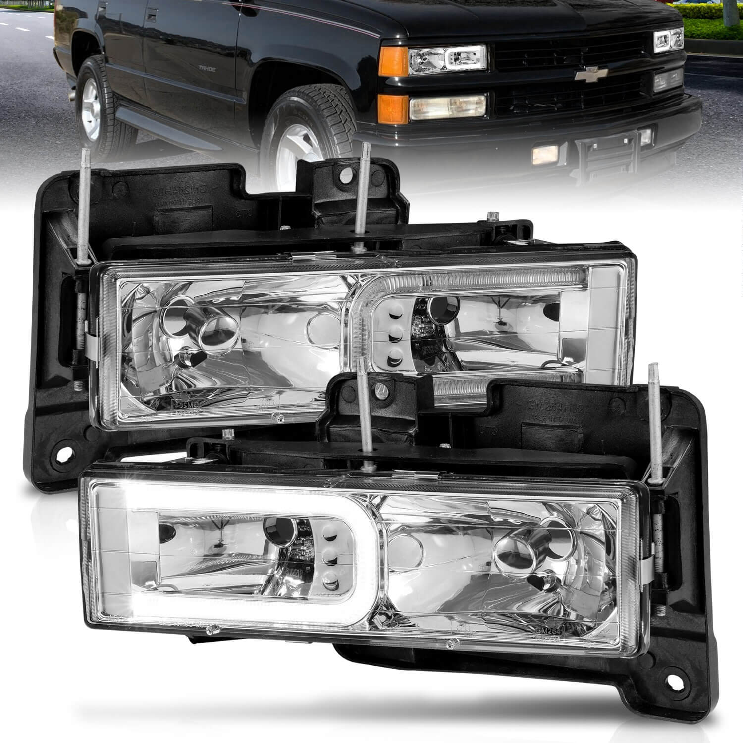 Anzo 111499 Crystal Headlights With Clear Lens