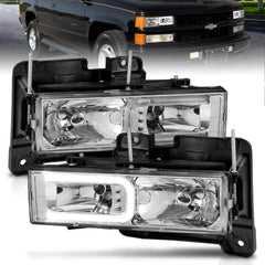 Anzo 111499 Crystal Headlights With Clear Lens