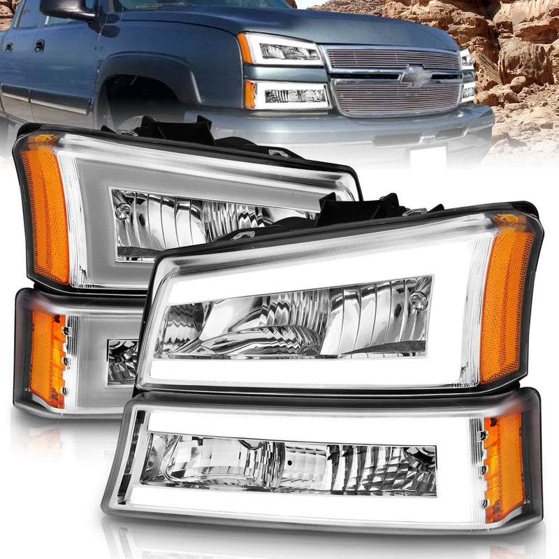 Anzo 111502 Crystal Headlights With Clear Lens