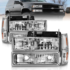 Anzo 111506 Crystal Headlights With Clear Lens
