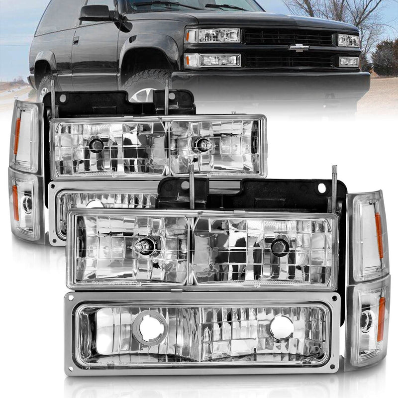 Anzo 111506 Crystal Headlights With Clear Lens