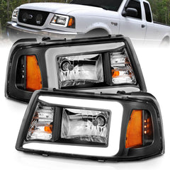 Anzo 111511 Crystal Headlights With Clear Lens