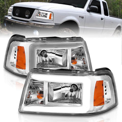 Anzo 111512 Crystal Headlights With Clear Lens