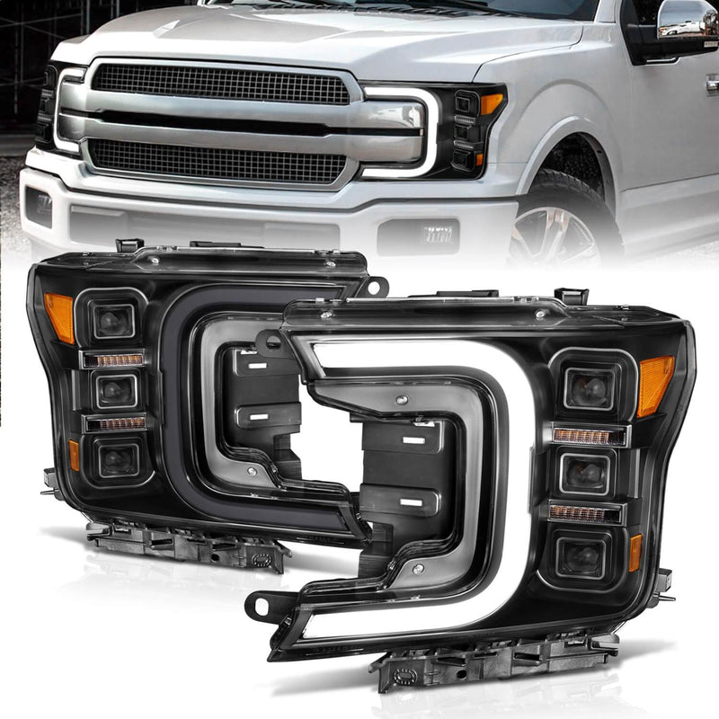 Anzo 111520 LED Projector Headlights With Clear Lens