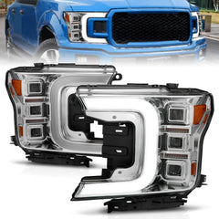 Anzo 111521 LED Projector Headlights With Clear Lens