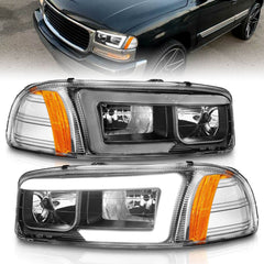 Anzo 111522 Crystal Headlights With Clear Lens