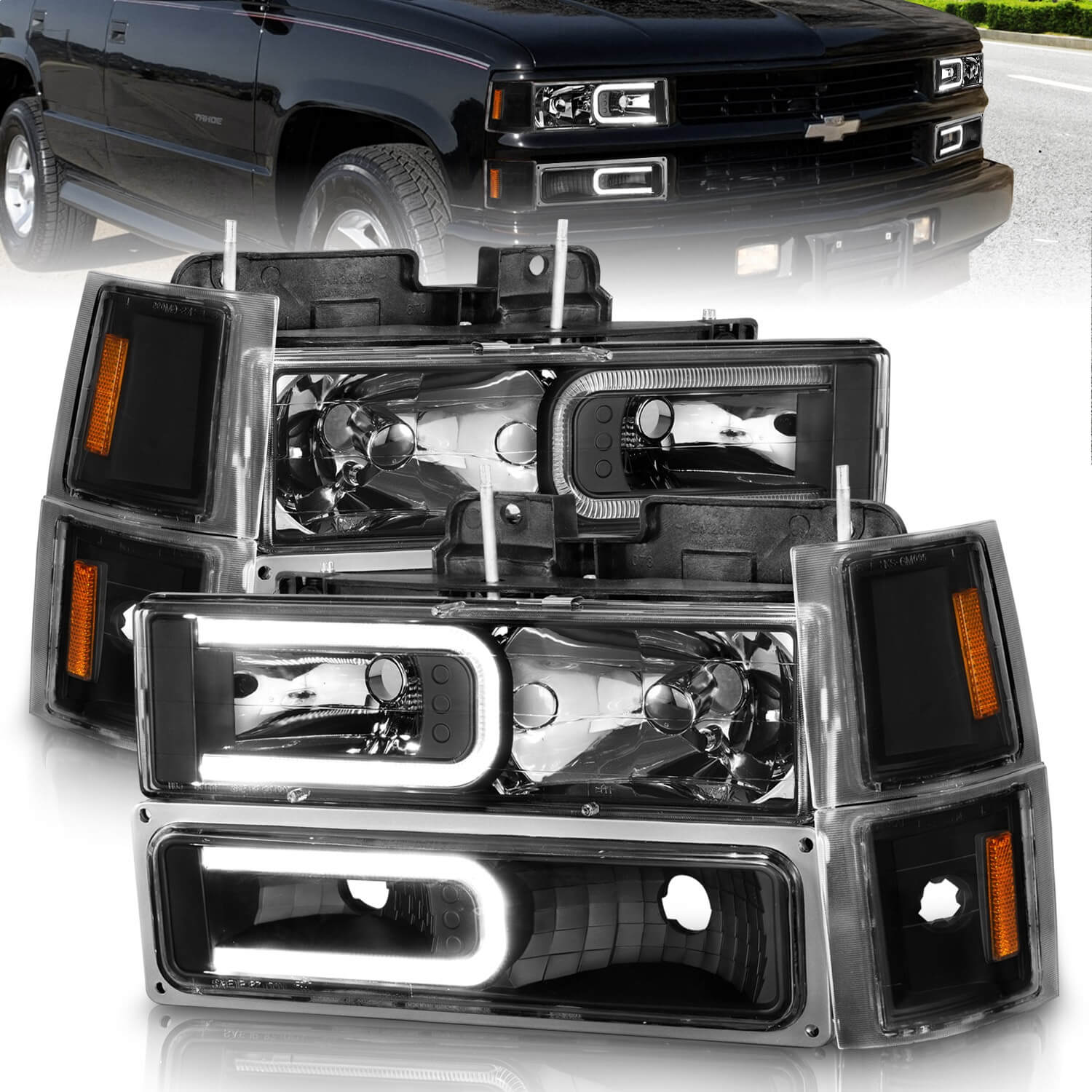 Anzo 111528 Crystal Headlights