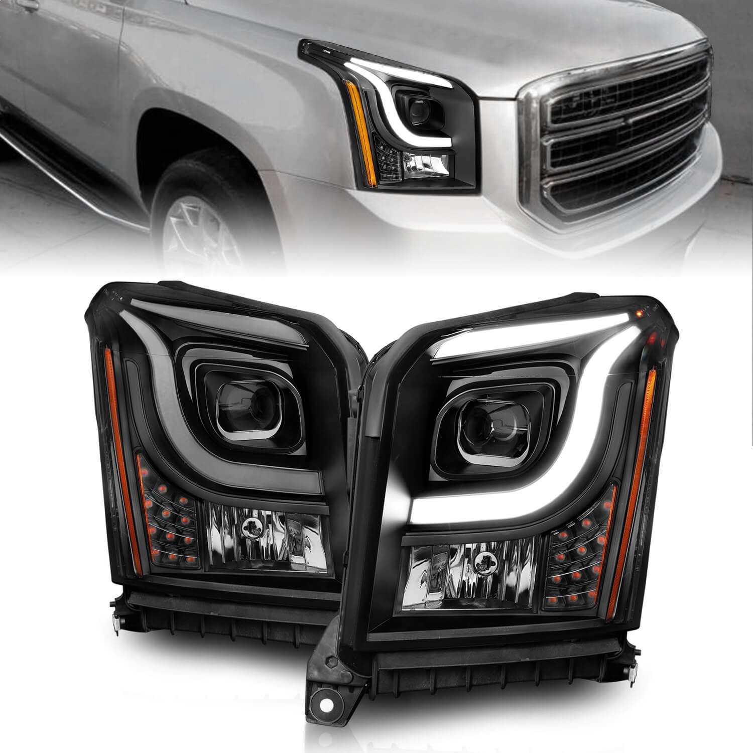 Anzo 111535 Projector Headlights With Clear Lens