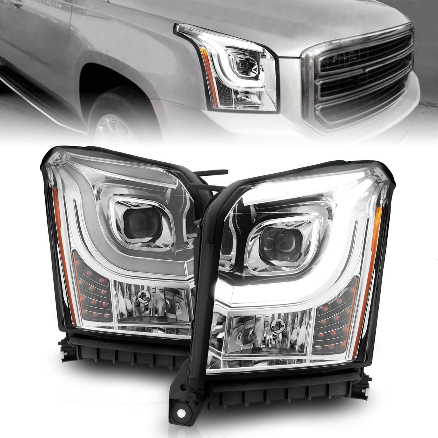 Anzo 111536 Projector Headlights With Clear Lens