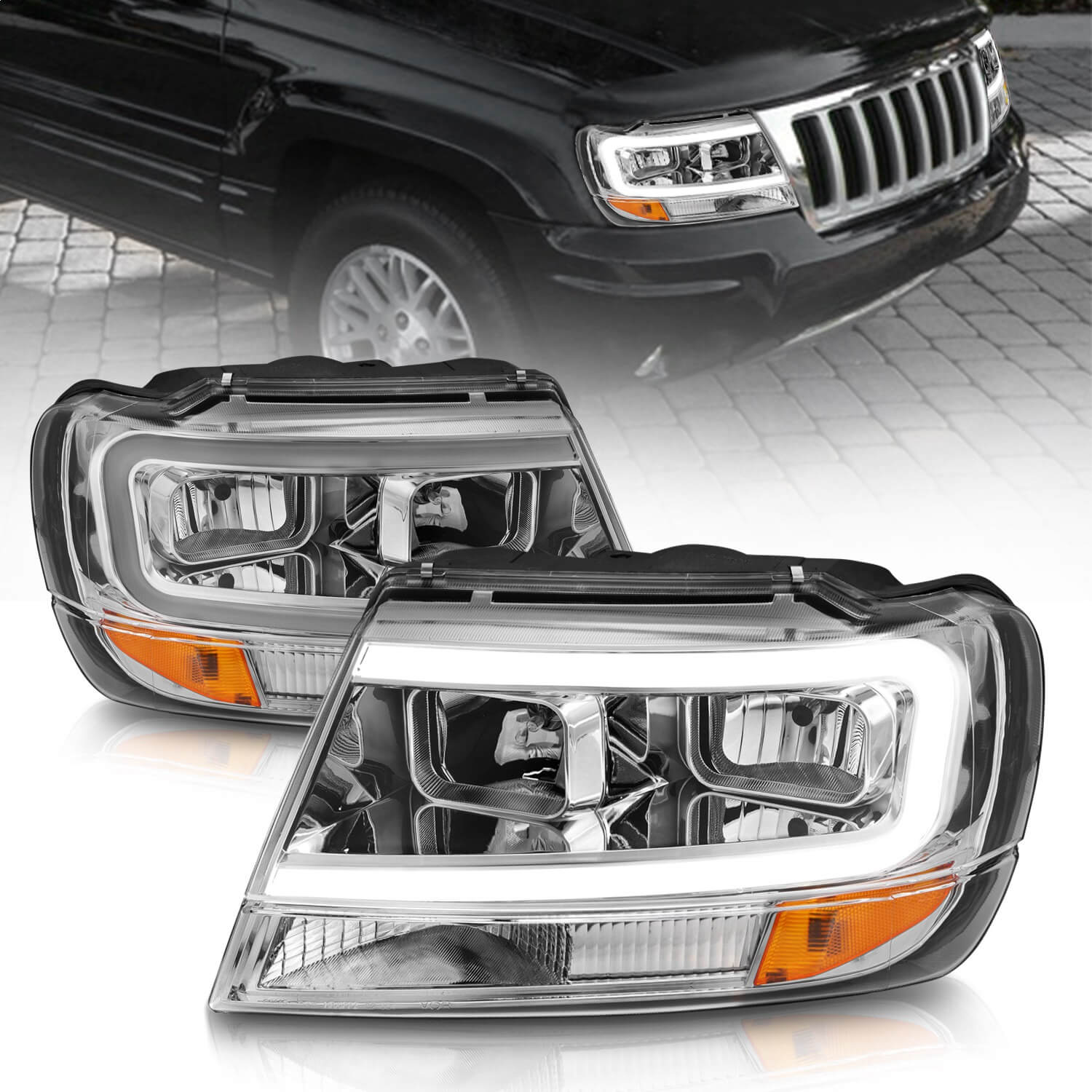 Anzo 111538 Crystal Headlights