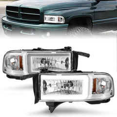 Anzo 111555 LED Crystal Headlights