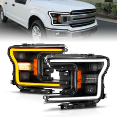 Anzo 111570 LED Projector Headlights With Clear Lens