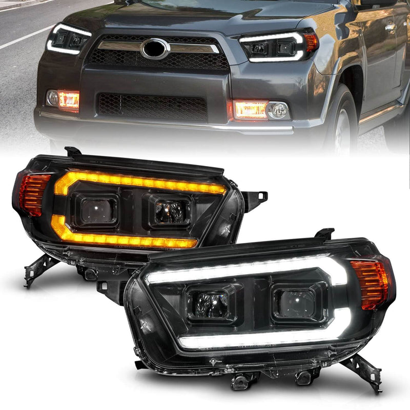 Anzo 111602 Plank Style Projector Headlights With Clear Lens