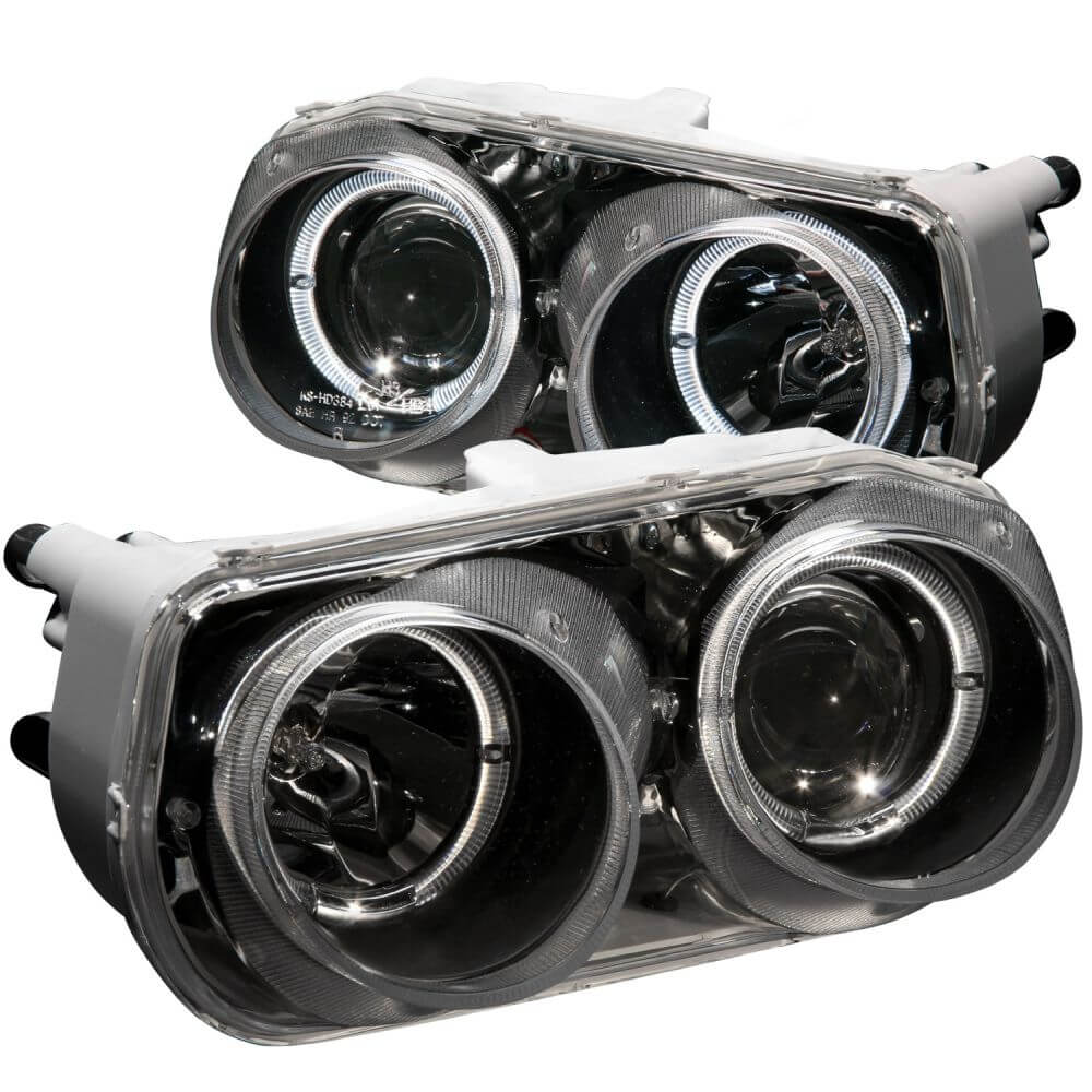 Anzo 121003 Headlights - Projector With Halo - Black