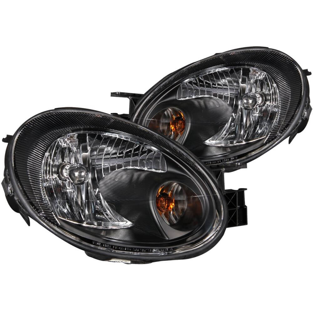 Anzo 121030 Headlights - Crystal - Black