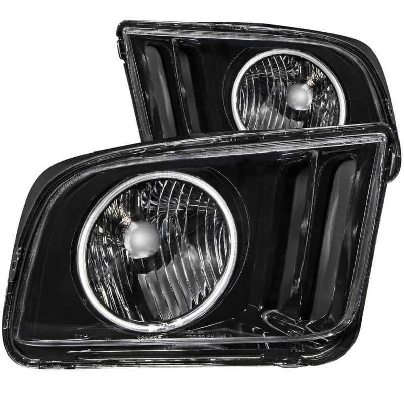 Anzo 121033 Headlights - Black With Halo (CCFL)