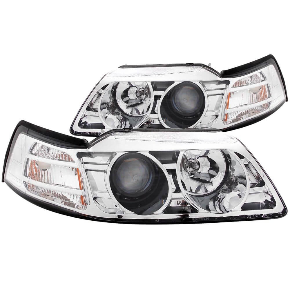 Anzo 121043 Headlights - Projector - Chrome