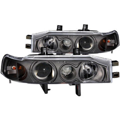 Anzo 121048 Headlights - Projector 1pc With Halo - Black