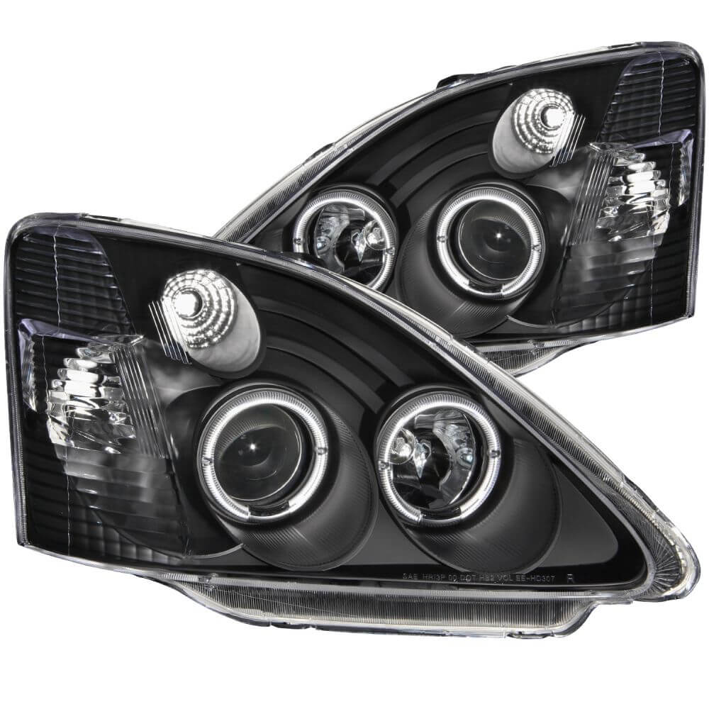 Anzo 121057 Headlights - Projector With Halo - Black