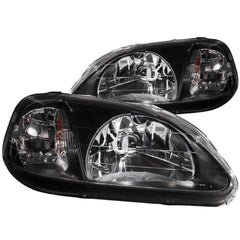 Anzo 121070 Headlights - Crystal - Black