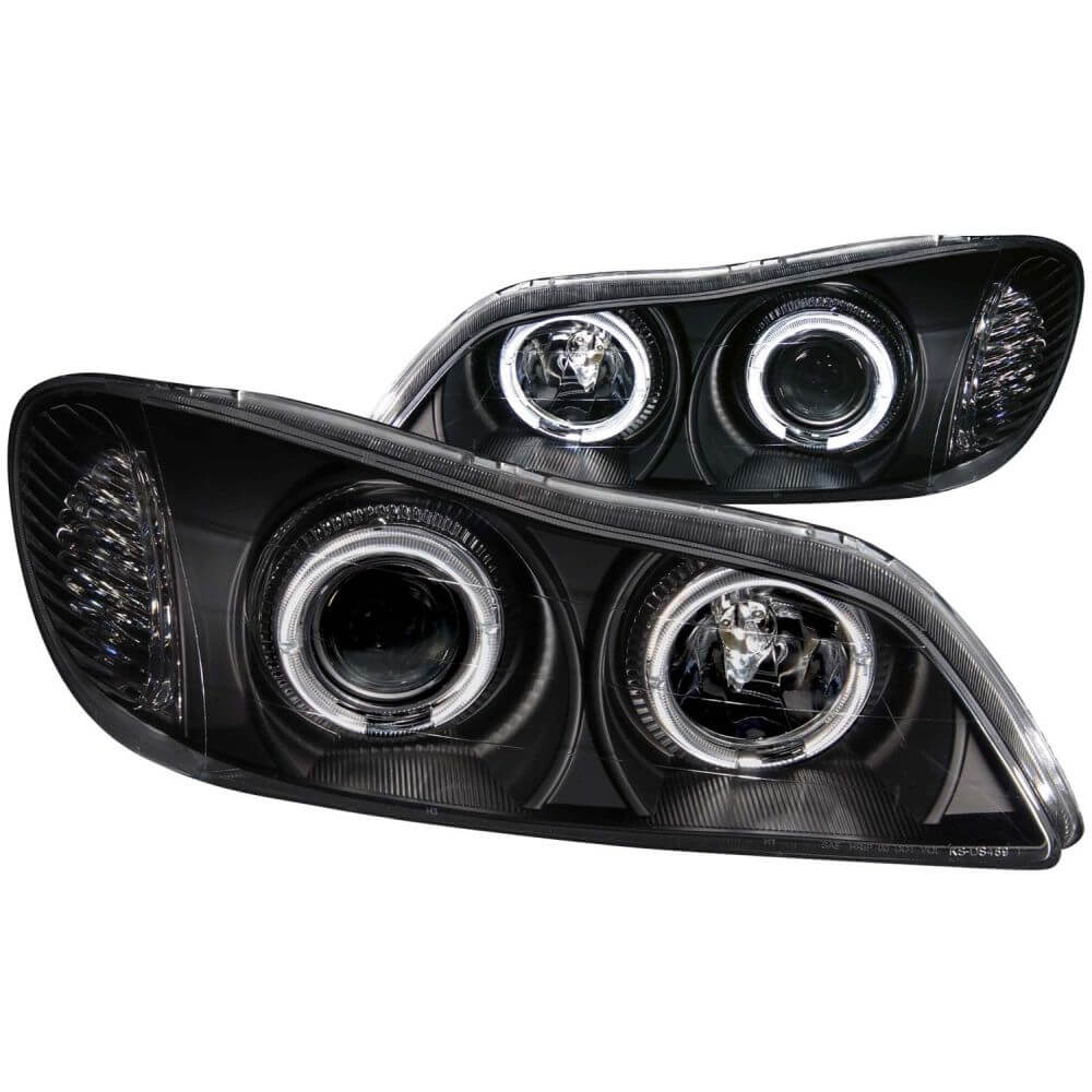 Anzo 121077 Headlights - Projector With Halo - Black