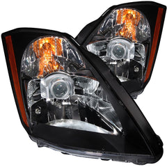 Anzo 121108 Headlights - Crystal - Black