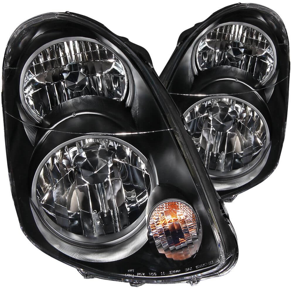 Anzo 121172 Headlights - Black