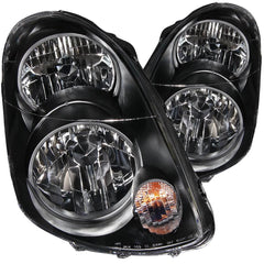 Anzo 121172 Headlights - Black