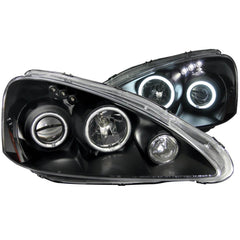 Anzo 121197 Headlights - Projector With Halo - Black Clear