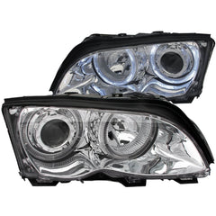 Anzo 121212 Headlights - Chrome Clear Projector With Halos