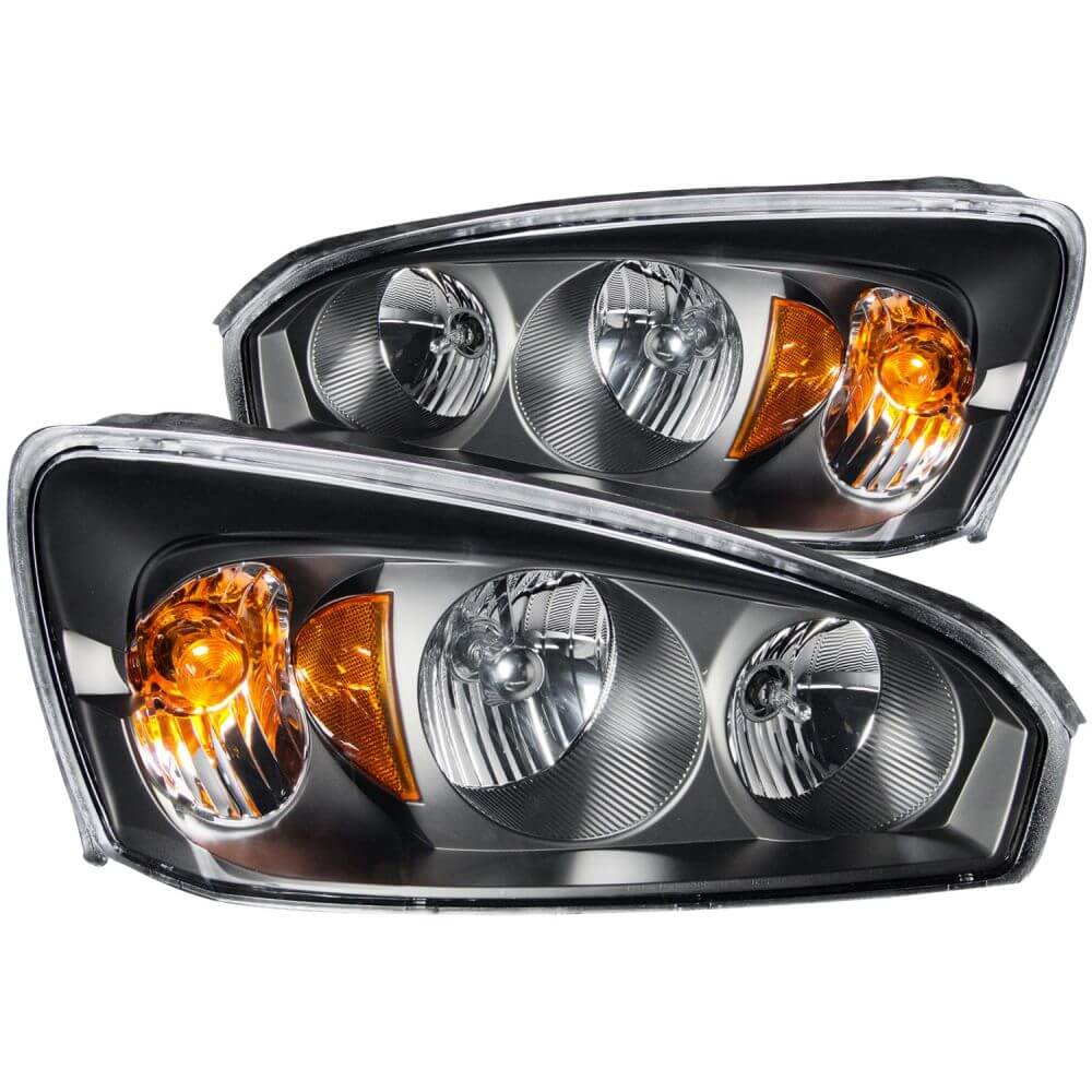 Anzo 121221 Headlights - Black Clear